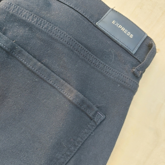Express Charcoal Trousers Skinny Jeans Women Sz 12 (Bag D) - Picture 8 of 8